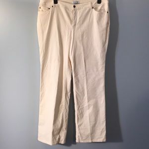 Corduroy cream charter club 18w